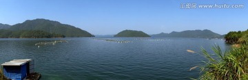 淳安千岛湖水产渔业养殖全景