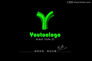 字母y标志 大树logo