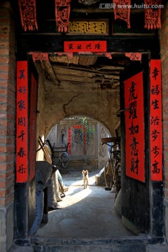 农家大门