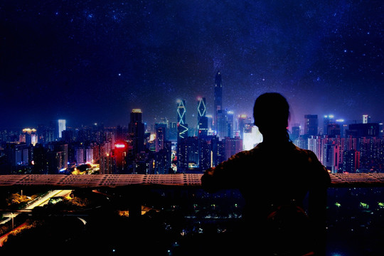 深圳福田夜景