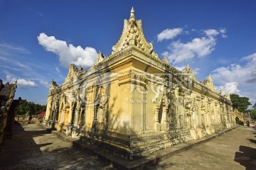 古建筑 缅甸因瓦古城