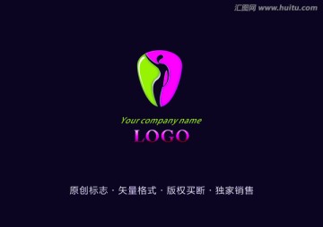 女性标志 标志 LOGO