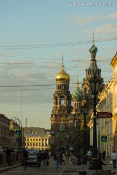 东欧街景 教堂建筑