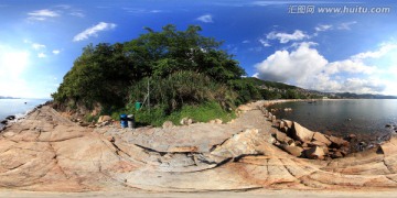 深圳大梅沙海滨公园360全景