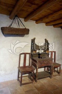 传统卧房中式家具 梳妆台