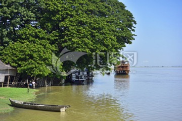 缅甸风光 伊洛瓦底河