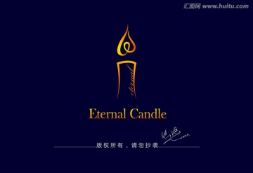 蜡烛logo