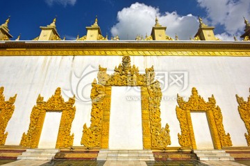 缅甸曼德勒独特僧院