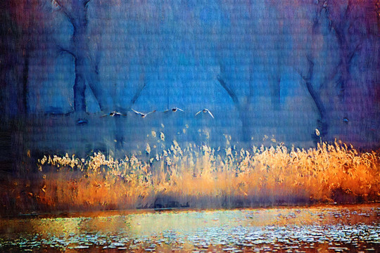 风景油画 装饰画