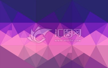 紫色几何背景 多边形底纹