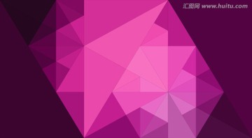 紫色几何背景 三角形背景