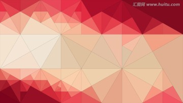 红色几何底纹 抽象几何素材