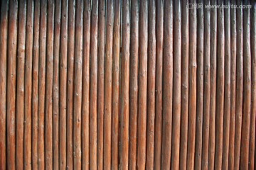 木头墙