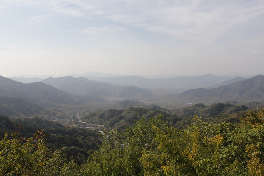 慕田峪 鸟瞰群山