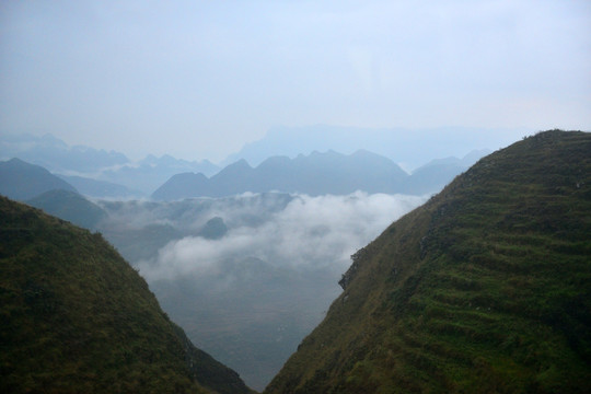 山川云海 云山雾罩