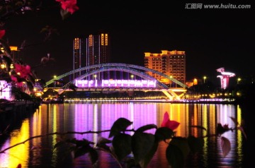 中山岐江河夜景