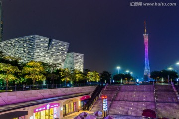 广州图书馆夜景