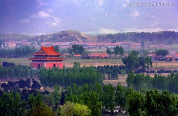 清皇陵的墓 风景