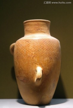 新石器时代彩陶背壶
