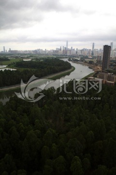 深圳河风景