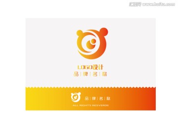 logo设计 标志 一家人