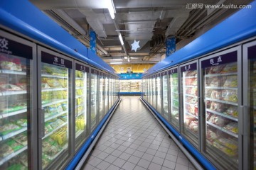 超市冰鲜区