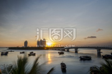 凤凰岛夕阳