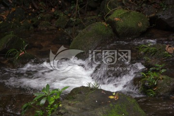 山涧溪流