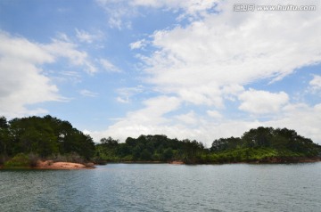 河源万绿湖 湖景