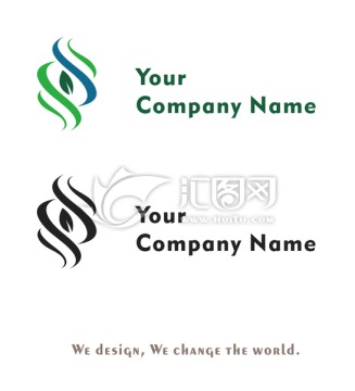 纺织日化品牌logo设计 矢量