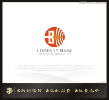 LOGO B字母logo设计