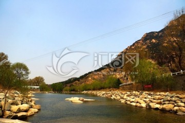 泰山桃花峪风光