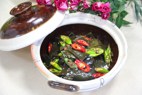小煲海带花