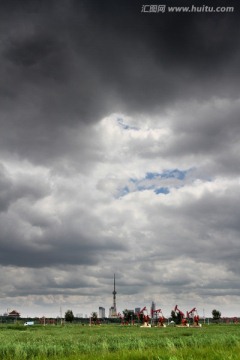 大庆 湿地 电视塔