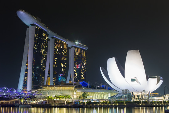 新加坡 金沙酒店 夜景