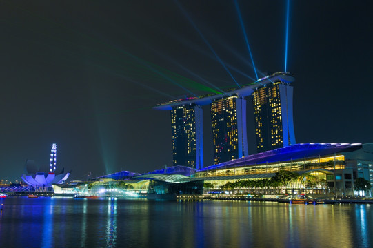 新加坡金沙酒店 夜景