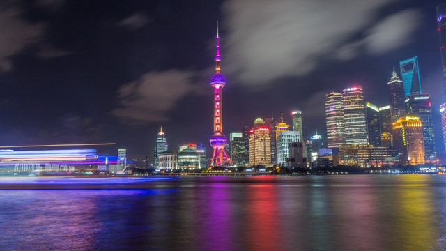 上海外滩夜景风光