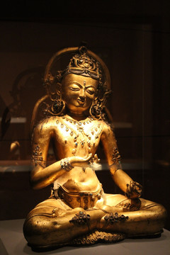 铜镀金金刚萨埵 菩萨像