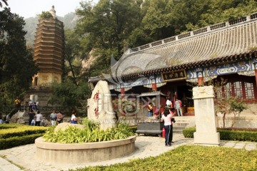 蓟县盘山 天成寺 古佛舍利塔