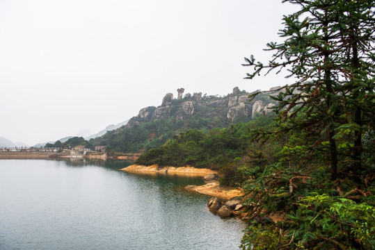 山水风光 大罗山天河水库