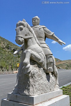 杨宗保塑像
