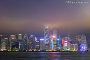 香港 维多利亚港 夜景