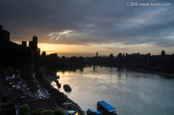 重庆夜景 嘉陵江