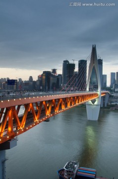 重庆景观 千厮门大桥