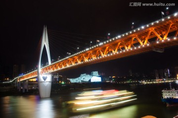 长江大桥夜景