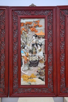 屏风素材