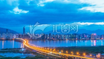 温州瓯越大桥夜景