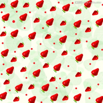 草莓花纹