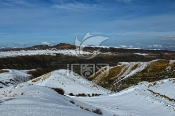 新疆冬季景色