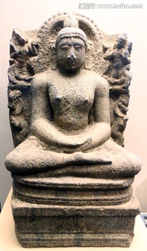 印度石雕释迦牟尼佛像